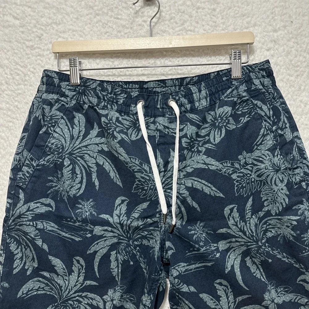 Polo Ralph Lauren Men's Size L‎ Navy Palm Tree Tropical Shorts Classic Fit